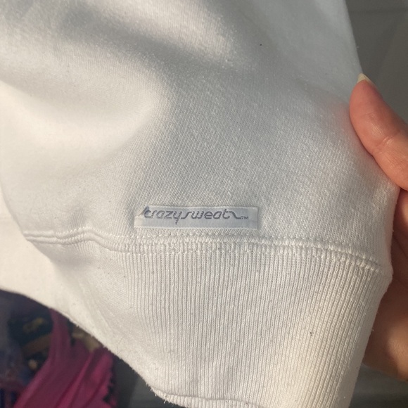 Vintage white oversized sweatshirt - Picture 5 of 14